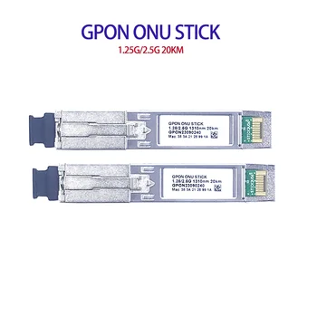 GPON SFP ONU Stick MAC SC csatlakozóval DDM pon 1.25G/2.5G 1310nm/1490nm modul