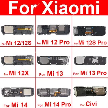 Hangszóró hangjelző csengő Flex-hez Xiaomi 12 12X 12S 12T 13 14 Pro Lite Ultra Civi 1s hangszóró hangjelző rugalmas kábel alkatrészek