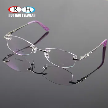 Keret nélküli női szemüveg Keret tervező szemüveg női szemüveg optikai keret dioptriás szemüveg szemüveg keret gafas