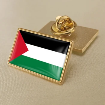 Metal Könnyen Palesztinába vihető nemzeti zászló kitűző bármilyen alkalomra Palesztina jelvény Palesztina tű kitűző jelvény