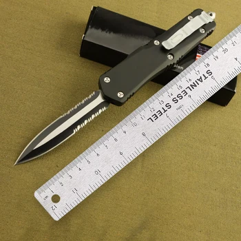 Micro OTF Tech kés harci Troo Series 440 penge 57HRC keménység cink-alumínium ötvözet fogantyú kültéri önvédelmi zsebkés