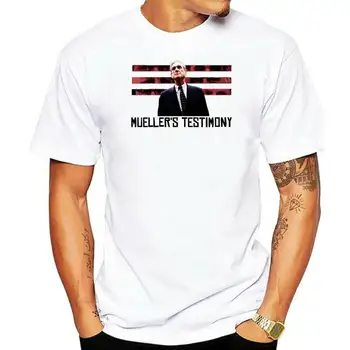 Mueller vallomása vintage póló 2022 Robert Mueller férfi fehér S-3Xl születésnapi ajándék póló