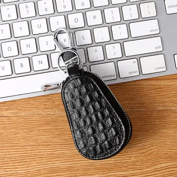 Népszerű krokodil tök autó kulcstáska tok rajzfilm minta védő borító férfi és női kulcstartó Porta Chaves pénztárca kulcstartó