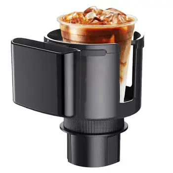 Pohártartó adapter autóhoz Többcélú pohártartó betét telefontartóval 360 fokban forgatható autós pohártartó bővítő