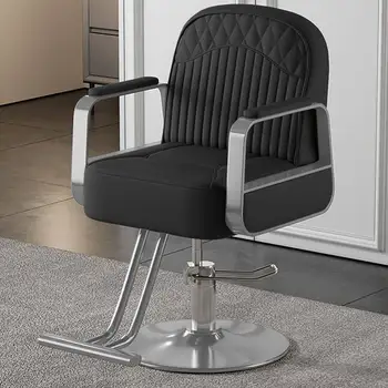 Sampon manikűr Borbély szék Fodrászat Fém felszerelés Arcfodrászat szék Arc-ergonomikus Silla De Barbero szalonbútor