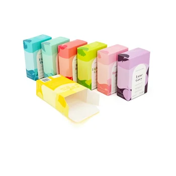 Testreszabott termékEgyedi színes kis karton összecsukható papír tuck end karton kozmetikai csomagolódoboz