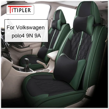 TITIPLER autós üléshuzat VW Polo 9N 9N4 9A4 9A2 9N2 9A6 autós tartozékokhoz Belső tér (1ülés)