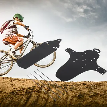  Ultra könnyű kerékpár sárvédő Könnyen telepíthető MTB sárvédő Sárvédők Szárnyak kerékpárhoz Első hátsó sárvédők Kerékpár alkatrészek