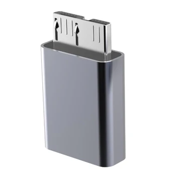 USB C - Micro B USB 3.0 adapter C típusú USB anya - Micro B apa Gyors USB Micro - C típus Szupersebesség HDD-hez