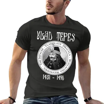 Vlad Tepes Az eredeti Drakula túlméretezett póló Nyári férfi ruhák 100% pamut utcai ruházat Nagy méretű felsők póló