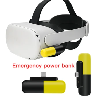 VR Mini vészhelyzeti külső akkumulátor Oculus Quest 3 /Quest 2 /Pico 4 VR headset C típusú vészhelyzeti külső akkumulátor Pico 4 Pro / telefon számára